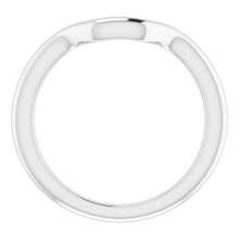 Load image into Gallery viewer, Sterling Silver Band for 12 x 10 mm Emerald
