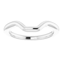 Load image into Gallery viewer, Sterling Silver Band for 12 x 10 mm Emerald
