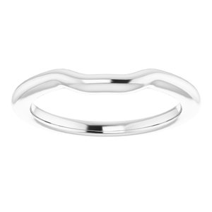 Sterling Silver Band for 6 x 6 mm Square