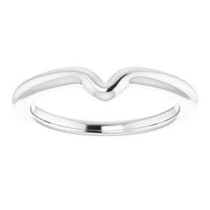 Sterling Silver Band for 8 x 4 mm Marquise