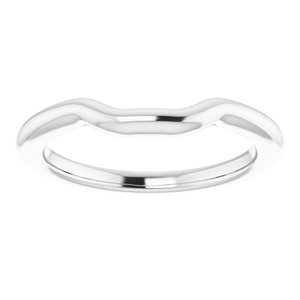 Sterling Silver Band for 7.5 x 7.5 mm Square