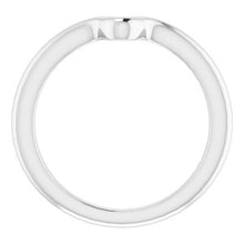 Load image into Gallery viewer, Sterling Silver Band for 9 x 4.5 mm Marquise
