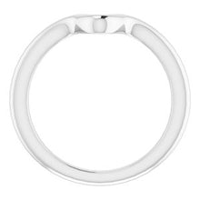 Charger l&#39;image dans la galerie, Sterling Silver Band for 12 x 8 mm Pear
