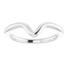 Charger l&#39;image dans la galerie, Sterling Silver Band for 12 x 8 mm Pear
