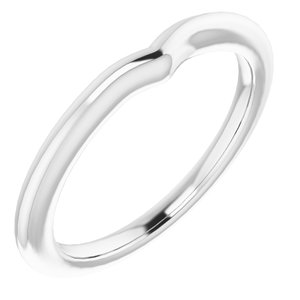Sterling Silver Band for 6 x 4 mm Pear