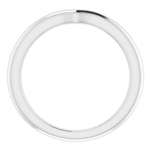 Sterling Silver Band for 6 x 4 mm Pear