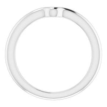 Load image into Gallery viewer, Sterling Silver Band for 7 x 5 mm Pear
