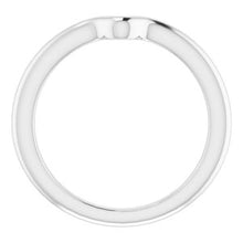Load image into Gallery viewer, Sterling Silver Band for 8 x 6 mm Pear

