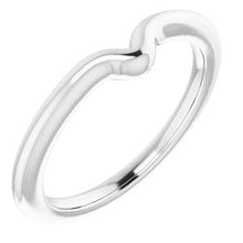 Load image into Gallery viewer, Sterling Silver Band for 8 x 5 mm Pear
