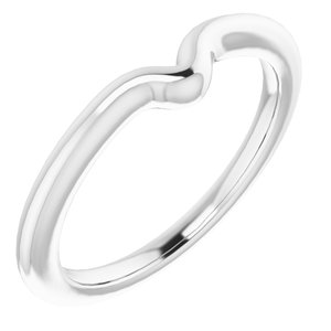 Sterling Silver Band for 8 x 5 mm Pear