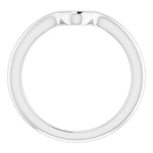 Load image into Gallery viewer, Sterling Silver Band for 10 x 7 mm Pear
