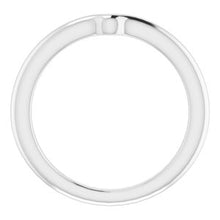 Load image into Gallery viewer, Sterling Silver Band for 5 x 5 mm Heart
