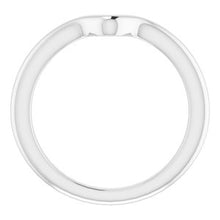 Load image into Gallery viewer, Sterling Silver Band for 9 x 9 mm Heart
