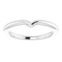 Load image into Gallery viewer, Sterling Silver Band for 6 x 6 mm Heart
