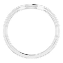 Charger l'image dans la galerie, Sterling Silver Band for 10 x 8 mm Oval
