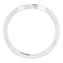 Charger l'image dans la galerie, Sterling Silver Band for 11 x 9 mm Oval
