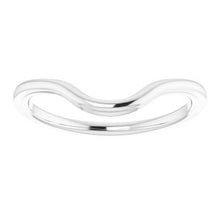Charger l'image dans la galerie, Sterling Silver Band for 11 x 9 mm Oval
