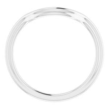 Charger l'image dans la galerie, Sterling Silver Band for 12 x 12 mm Cushion
