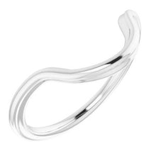 Charger l'image dans la galerie, Sterling Silver Band for 16 x 12 mm Oval
