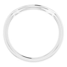 Charger l'image dans la galerie, Sterling Silver Band for 14 x 14 mm Cushion
