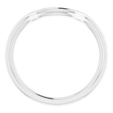 Charger l'image dans la galerie, Sterling Silver Band for 11 x 11 mm Cushion
