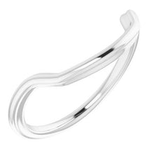 Charger l'image dans la galerie, Sterling Silver Band for 15 x 15 mm Cushion
