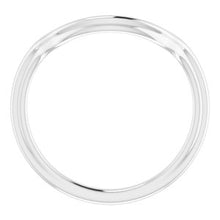 Charger l'image dans la galerie, Sterling Silver Band for 15 x 15 mm Cushion
