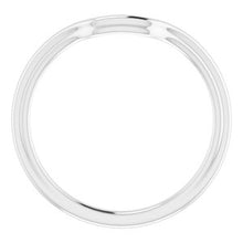 Charger l'image dans la galerie, Sterling Silver Band for 8 x 6 mm Emerald
