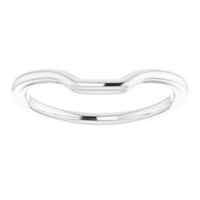Charger l'image dans la galerie, Sterling Silver Band for 8 x 6 mm Emerald

