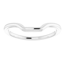 Charger l'image dans la galerie, Sterling Silver Band for 9 x 7 mm Emerald
