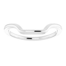 Charger l'image dans la galerie, Sterling Silver Band for 11 x 9 mm Emerald
