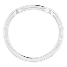 Charger l'image dans la galerie, Sterling Silver Band for 14 x 10 mm Emerald
