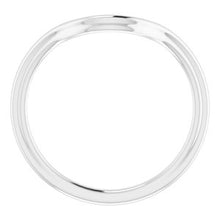 Charger l'image dans la galerie, Sterling Silver Band for 12 x 10 mm Oval
