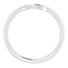 Charger l'image dans la galerie, Sterling Silver Band for 9 x 9 mm Cushion

