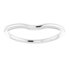Charger l'image dans la galerie, Sterling Silver Band for 6 x 4 mm Emerald
