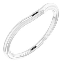 Charger l'image dans la galerie, Sterling Silver Band for 6 x 6 mm Square
