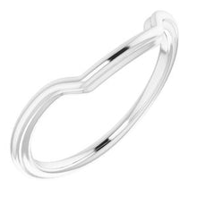 Charger l'image dans la galerie, Sterling Silver Band for 10 x 10 mm Square
