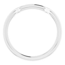 Charger l'image dans la galerie, Sterling Silver Band for 10 x 10 mm Square
