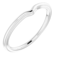 Charger l'image dans la galerie, Sterling Silver Band for 5 x 3 mm Marquise
