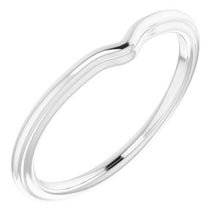Charger l'image dans la galerie, Sterling Silver Band for 6 x 3.5 mm Marquise

