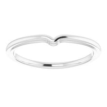 Charger l'image dans la galerie, Sterling Silver Band for 5 x 3 mm Pear
