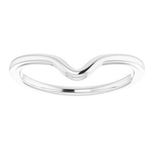 Charger l'image dans la galerie, Sterling Silver Band for 10 x 5 mm Marquise
