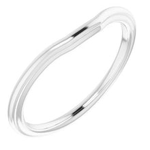Charger l'image dans la galerie, Sterling Silver Band for 5.5 x 5.5 mm Square
