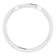 Charger l'image dans la galerie, Sterling Silver Band for 9 x 9 mm Square
