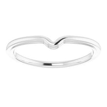 Charger l'image dans la galerie, Sterling Silver Band for 7 x 5 mm Pear
