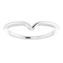 Charger l'image dans la galerie, Sterling Silver Band for 8 x 5 mm Pear
