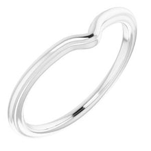 Charger l'image dans la galerie, Sterling Silver Band for 8 x 6 mm Pear

