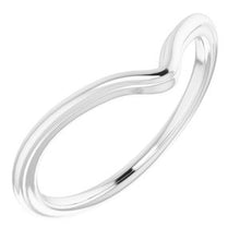 Charger l'image dans la galerie, Sterling Silver Band for 12 x 8 mm Pear
