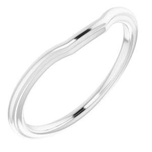 Charger l'image dans la galerie, Sterling Silver Band for 6.5 x 6.5 mm Square
