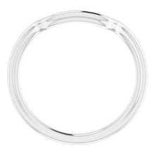 Charger l'image dans la galerie, Sterling Silver Band for 12 x 10 mm Emerald
